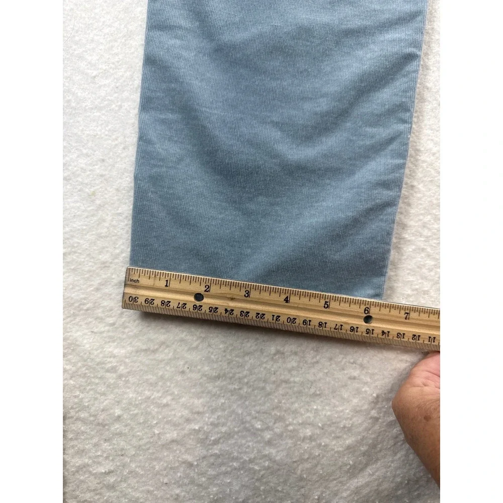 J. Jill Corduroy Pants Womens L‎ Light Blue Excellent Pull On Straight Leg Soft